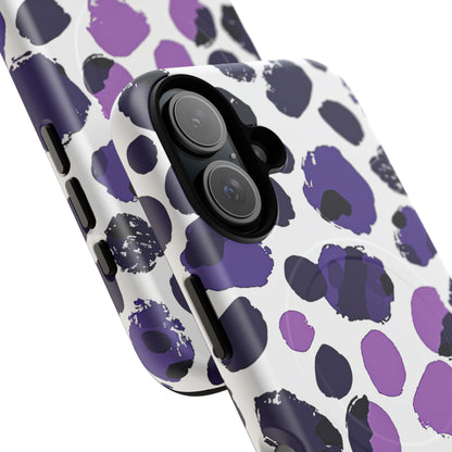 Purple Inkblots iPhone 16 | Tough+ Phone Case