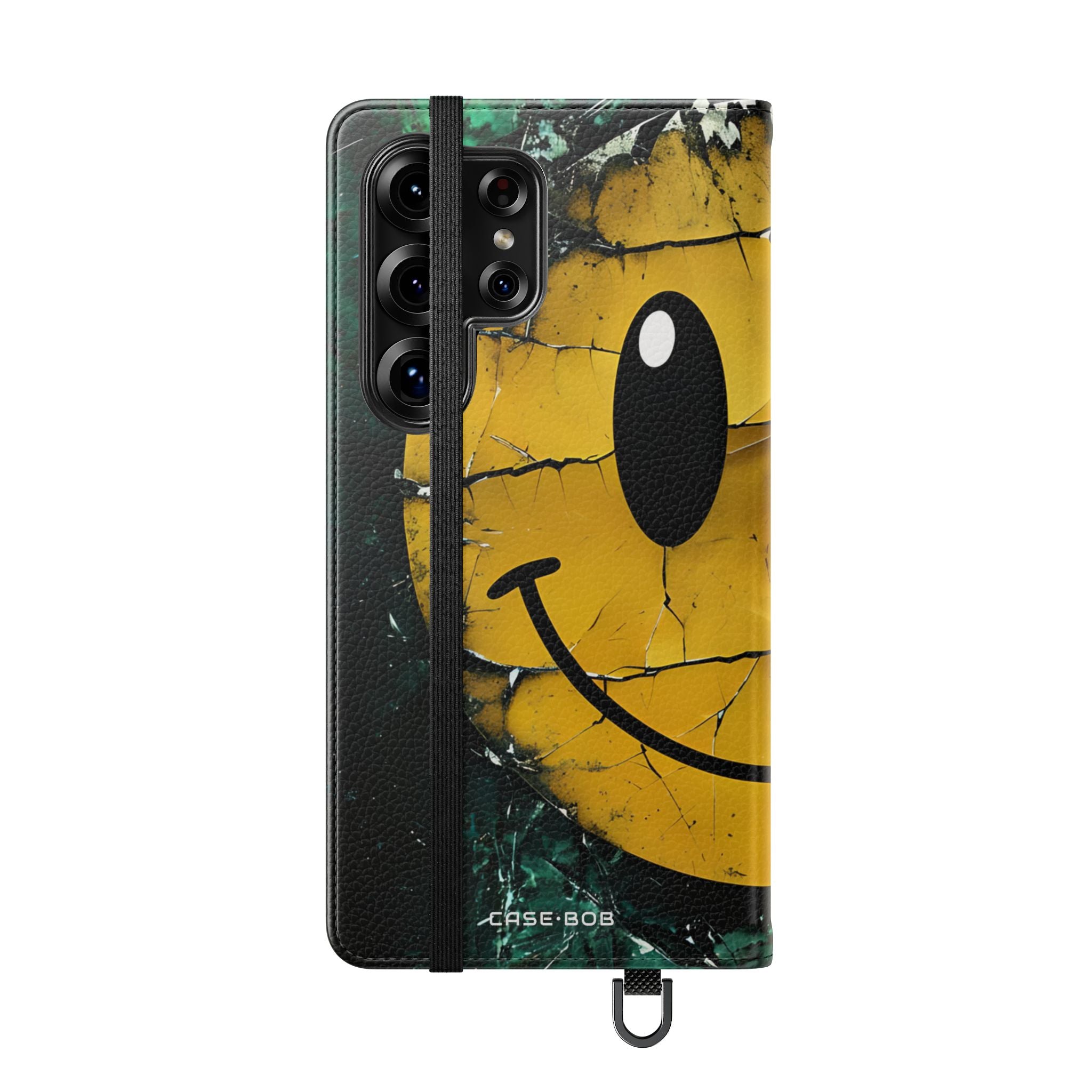 Cracked Smiley - Samsung S25 Ultra Case - Wallet