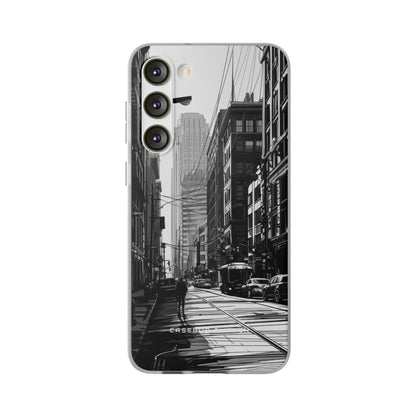 Urban Cityscape Line Perspective Samsung S23 - Flexi Phone Case