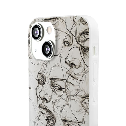 Ethereal Faces | Flexible Phone Case for iPhone