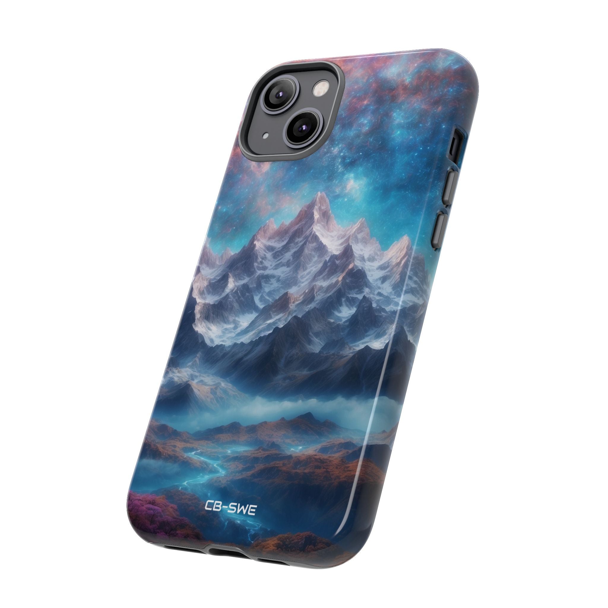Celestial Mountains Rise - iPhone Case