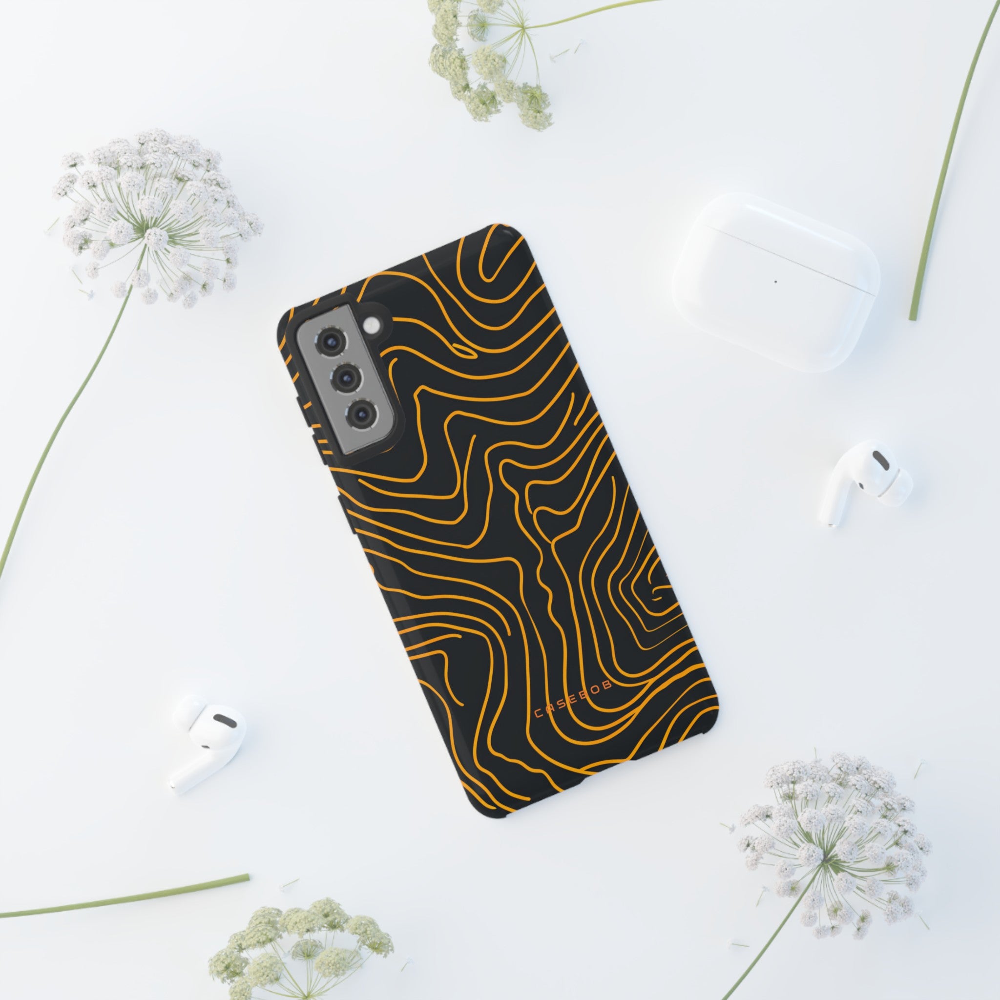 Linear Yellow Chic - Protective Phone Case