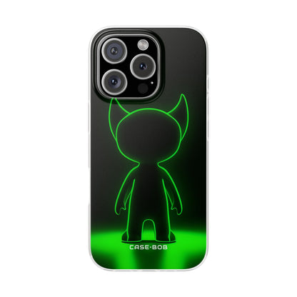 Neon Horned Glow iPhone 16 Pro Case - Soft
