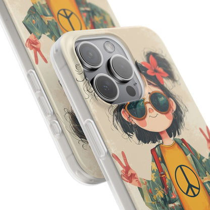 Peace Pigtails iPhone 15 Pro Max Case - Soft