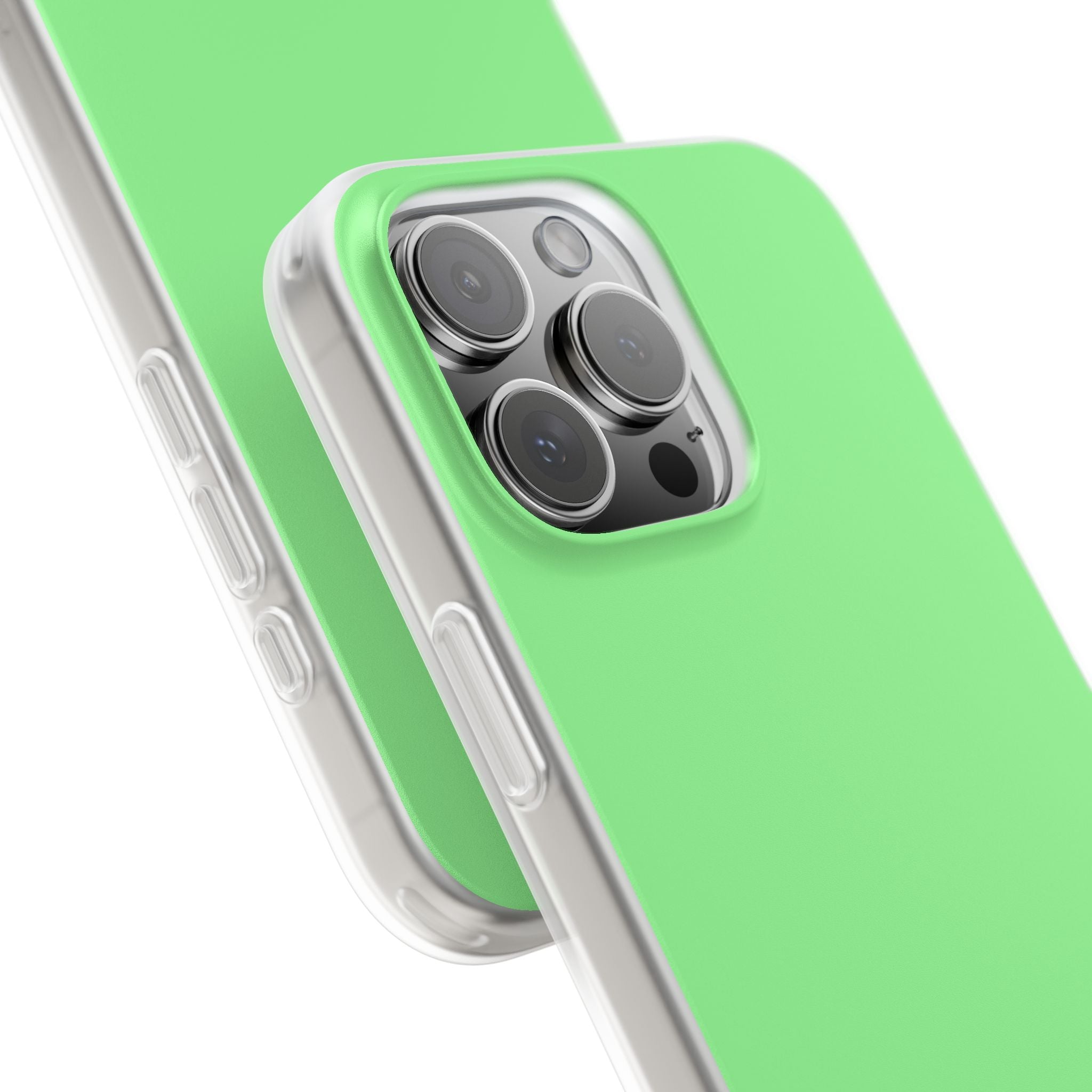 Pale Green iPhone 16 - Flexi Phone Case