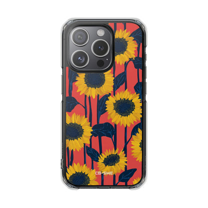 Vibrant Sunflower Rhythm iPhone Case - Impact