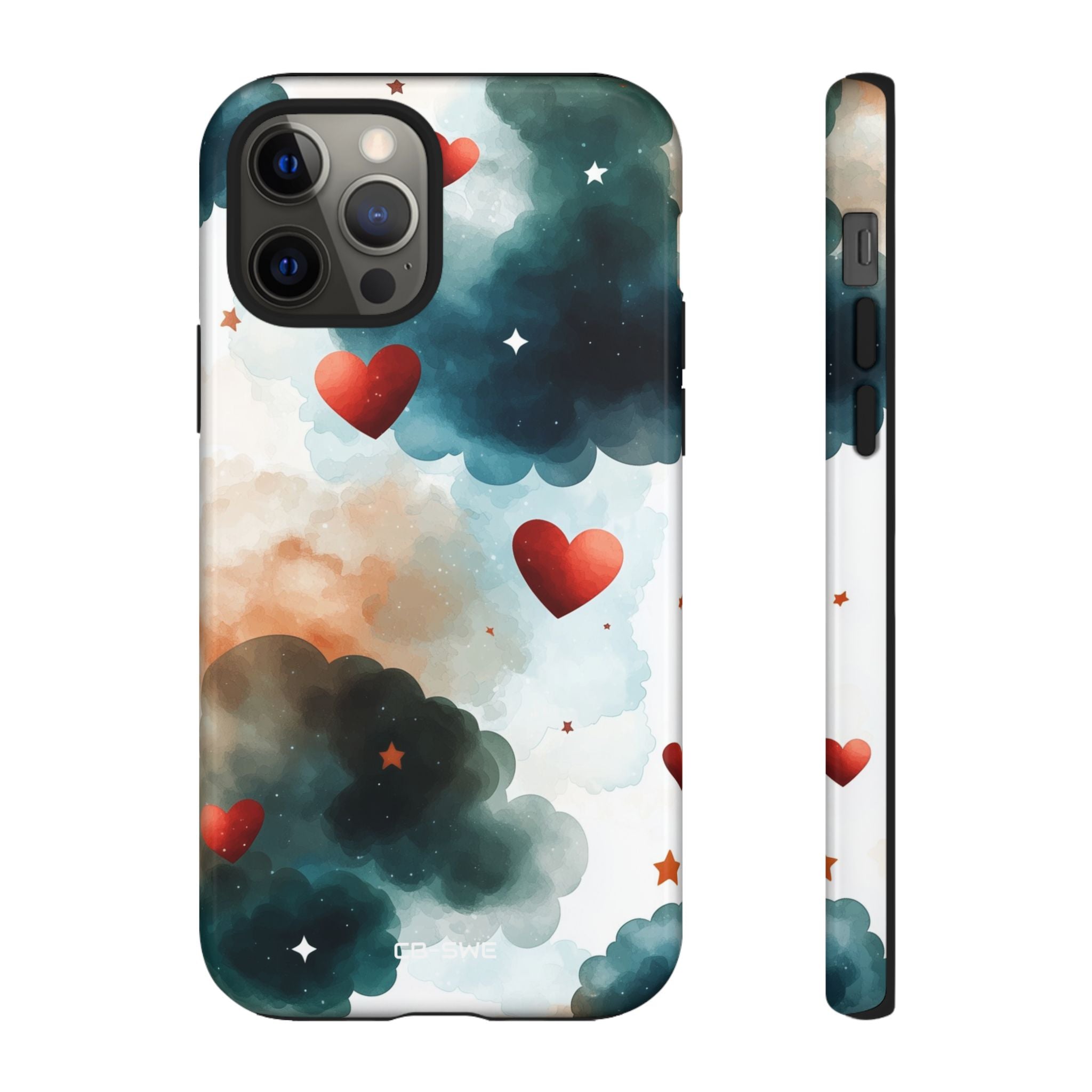 Floating Hearts Dance - iPhone Case