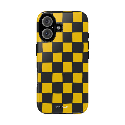 Yellow Squares Dance - iPhone Case