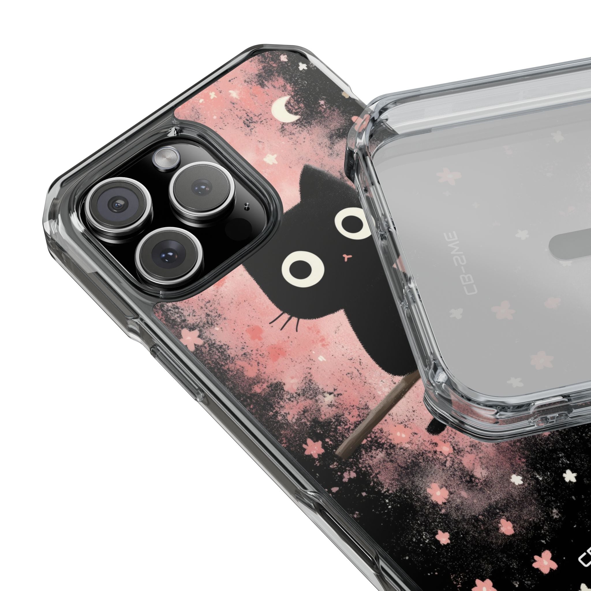 Whimsical Cat Soars iPhone Case - Impact