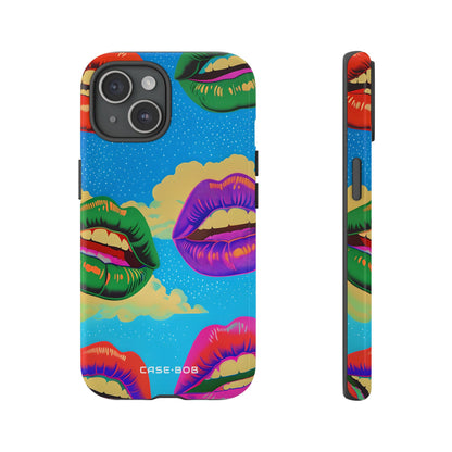 Colorful Lipscape iPhone 15 Case - Tough