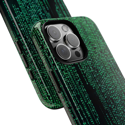 Matrix Gradient Flow iPhone 16 - Tough Phone Case