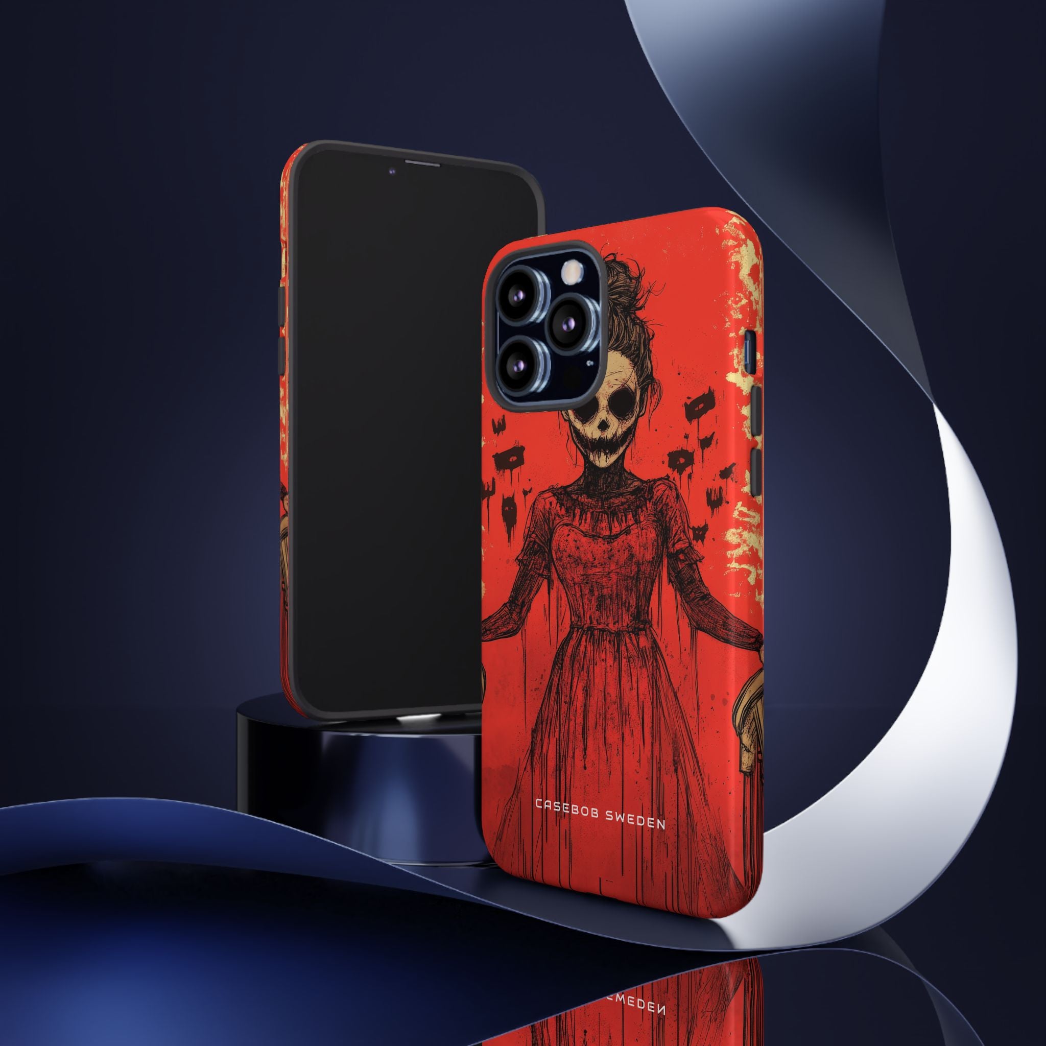 Haunting Scarlet Descent iPhone 13 - Tough Phone Case