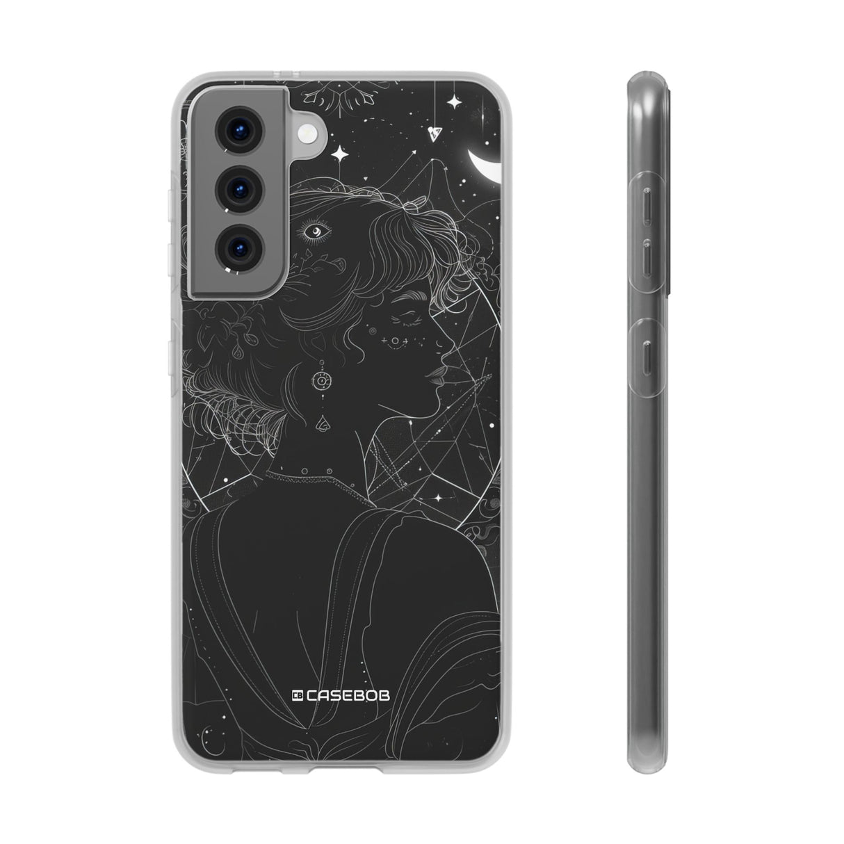 Mystic Starlit Serenity | Flexible Phone Case for Samsung Galaxy