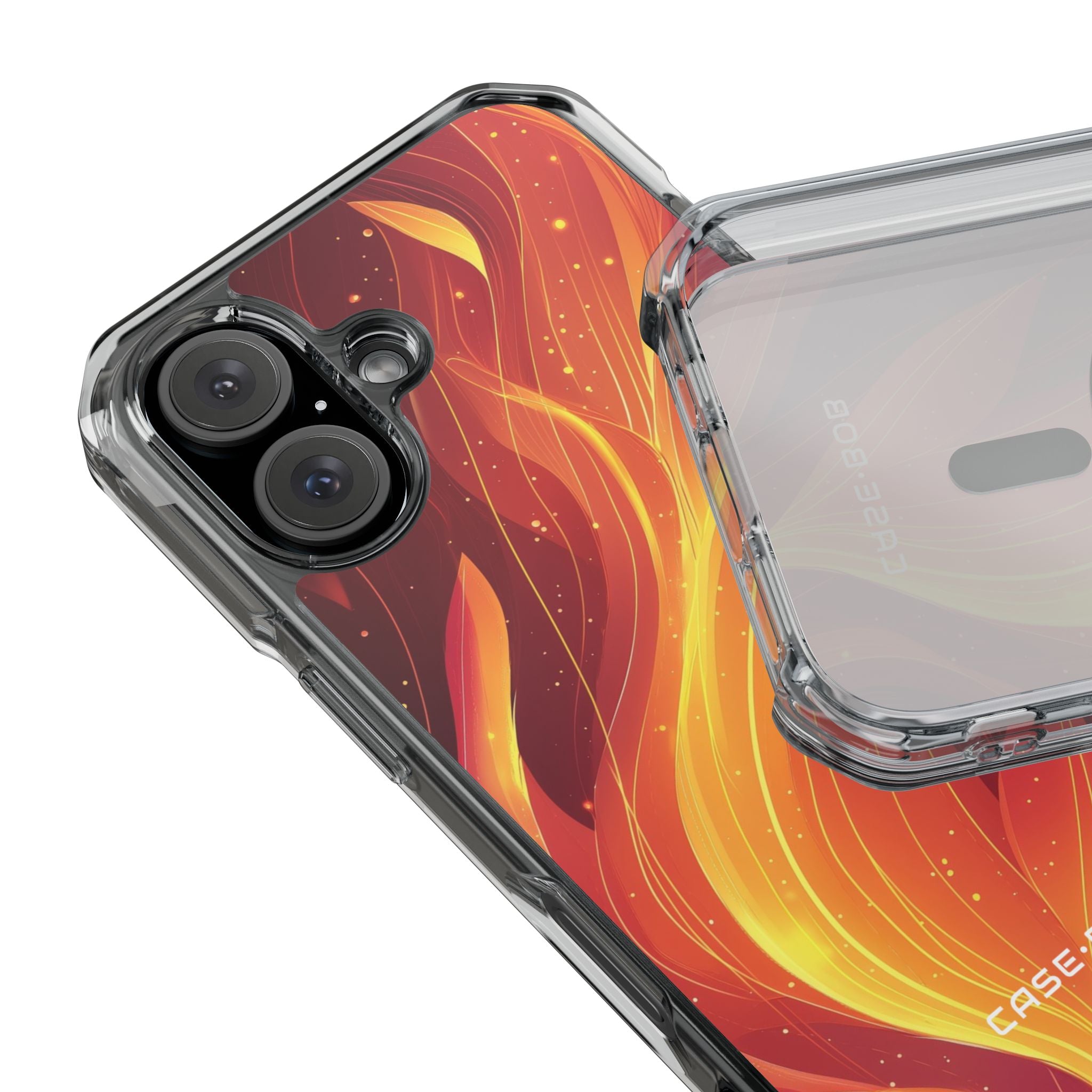 Flaming Flow iPhone 16 Case - Impact
