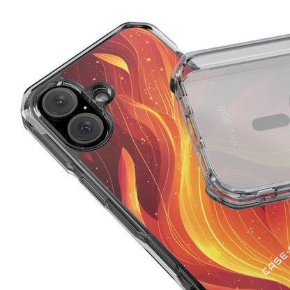 Flaming Flow iPhone 16 Case - Impact