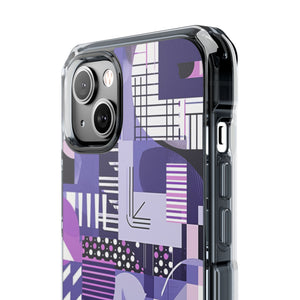 Ultra Violet Design | Handyhülle für iPhone (Clear Impact Case – magnetisch)