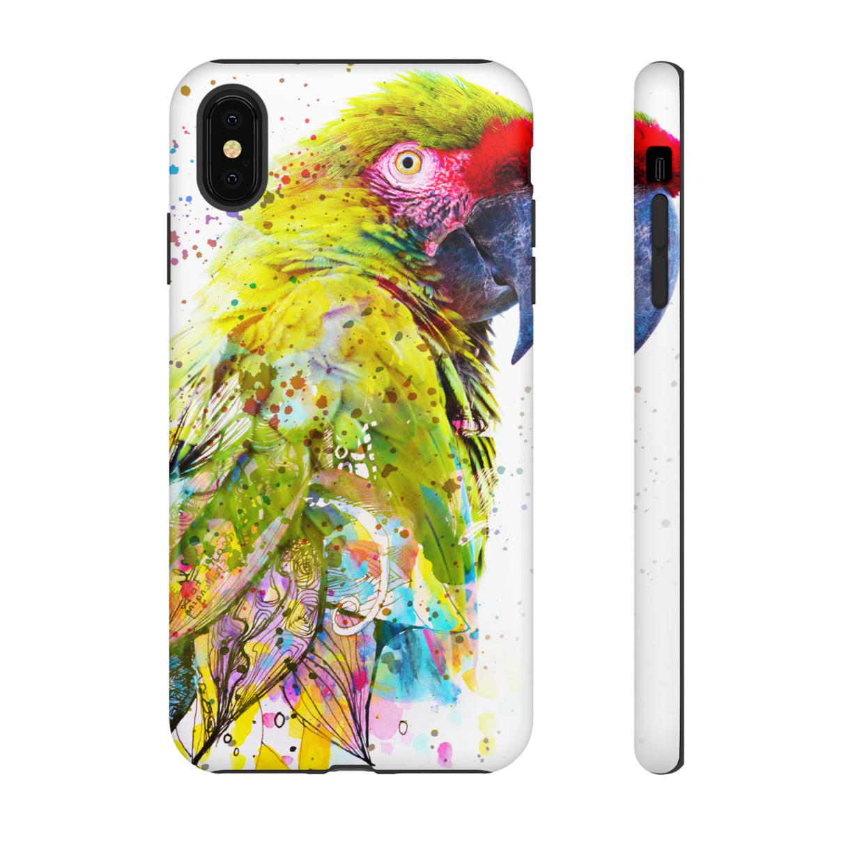 Colorful Parrot - Protective Phone Case