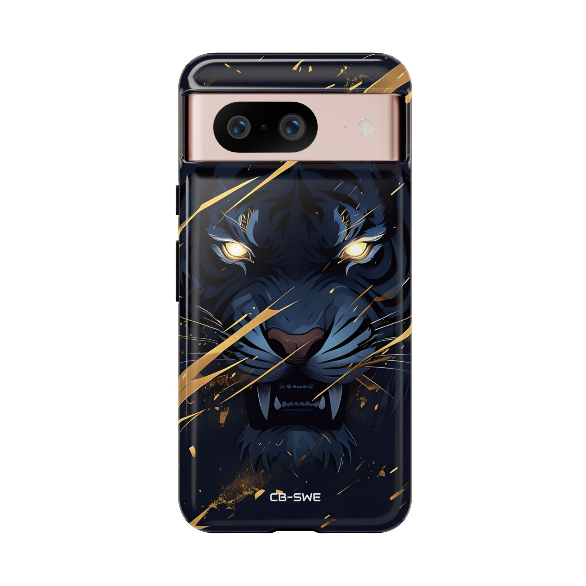 Tiger's Glowing Gaze - Google Pixel Case