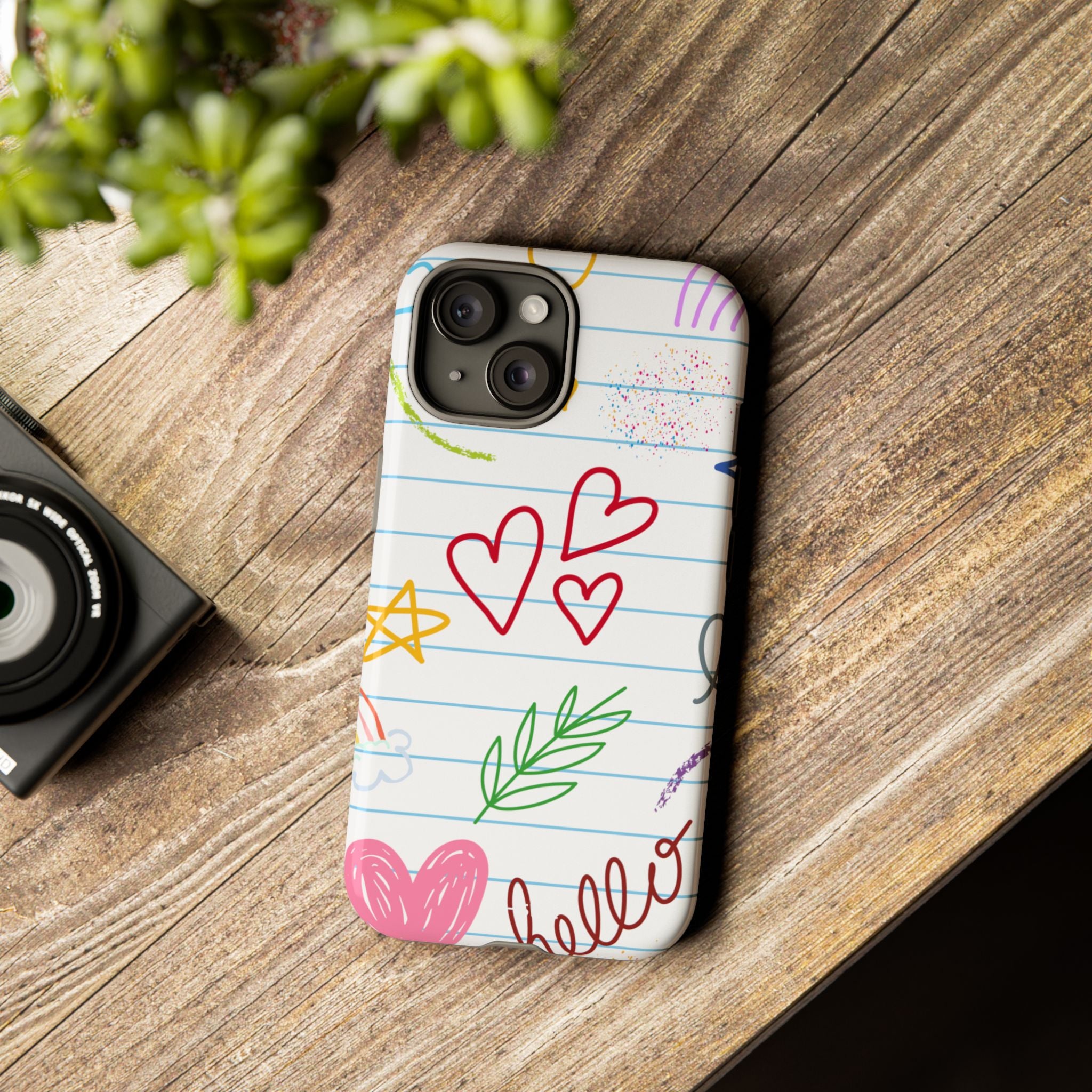 Hearts Dance Happily - iPhone Case