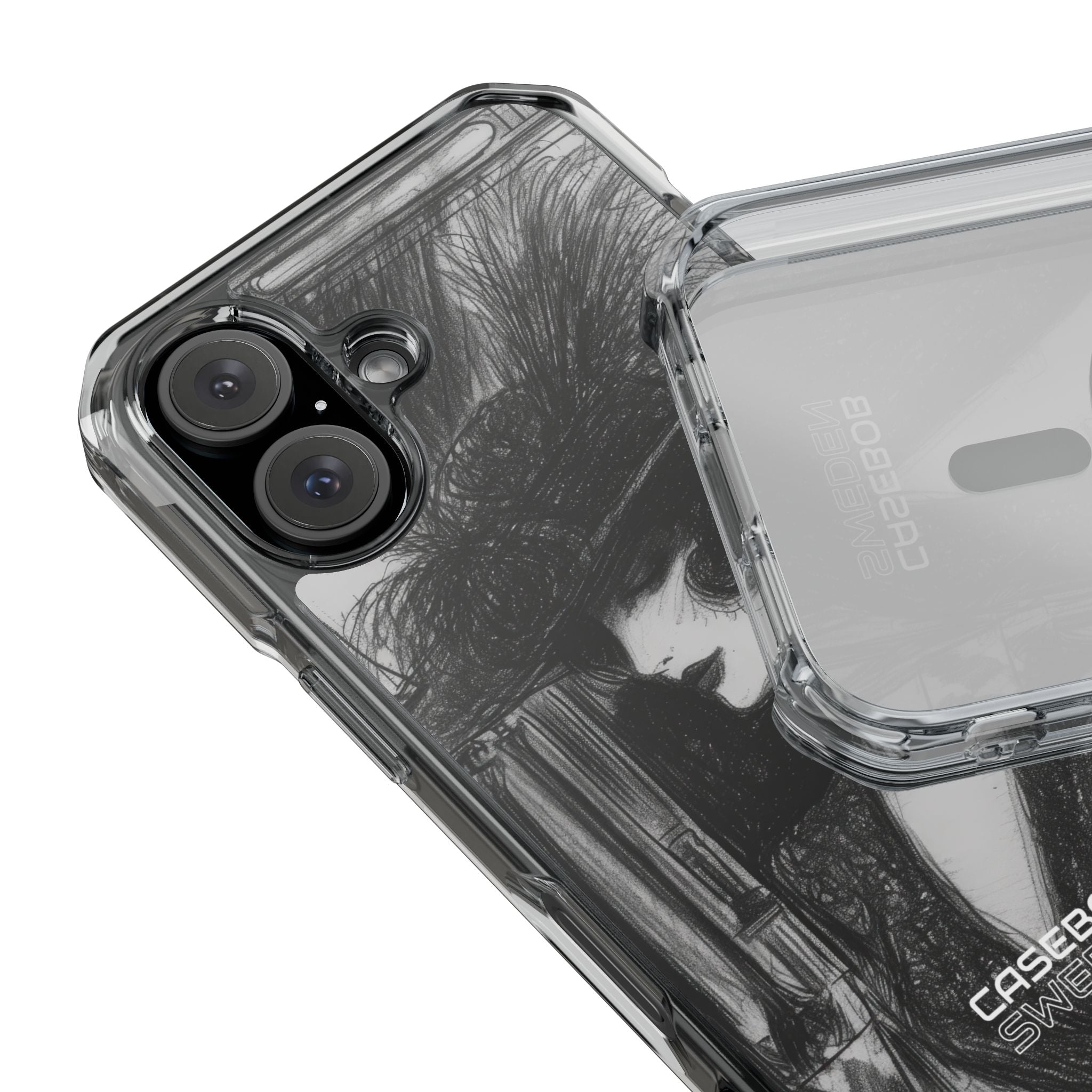 Vintage Feather Elegance iPhone 16 - Impact Clear+