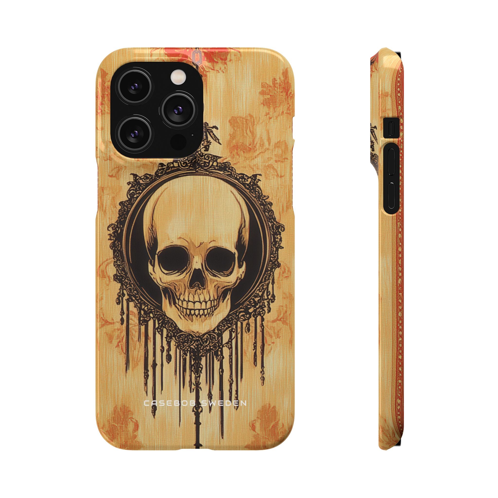 Gothic Skull Elegance iPhone 14 - Slim Phone Case