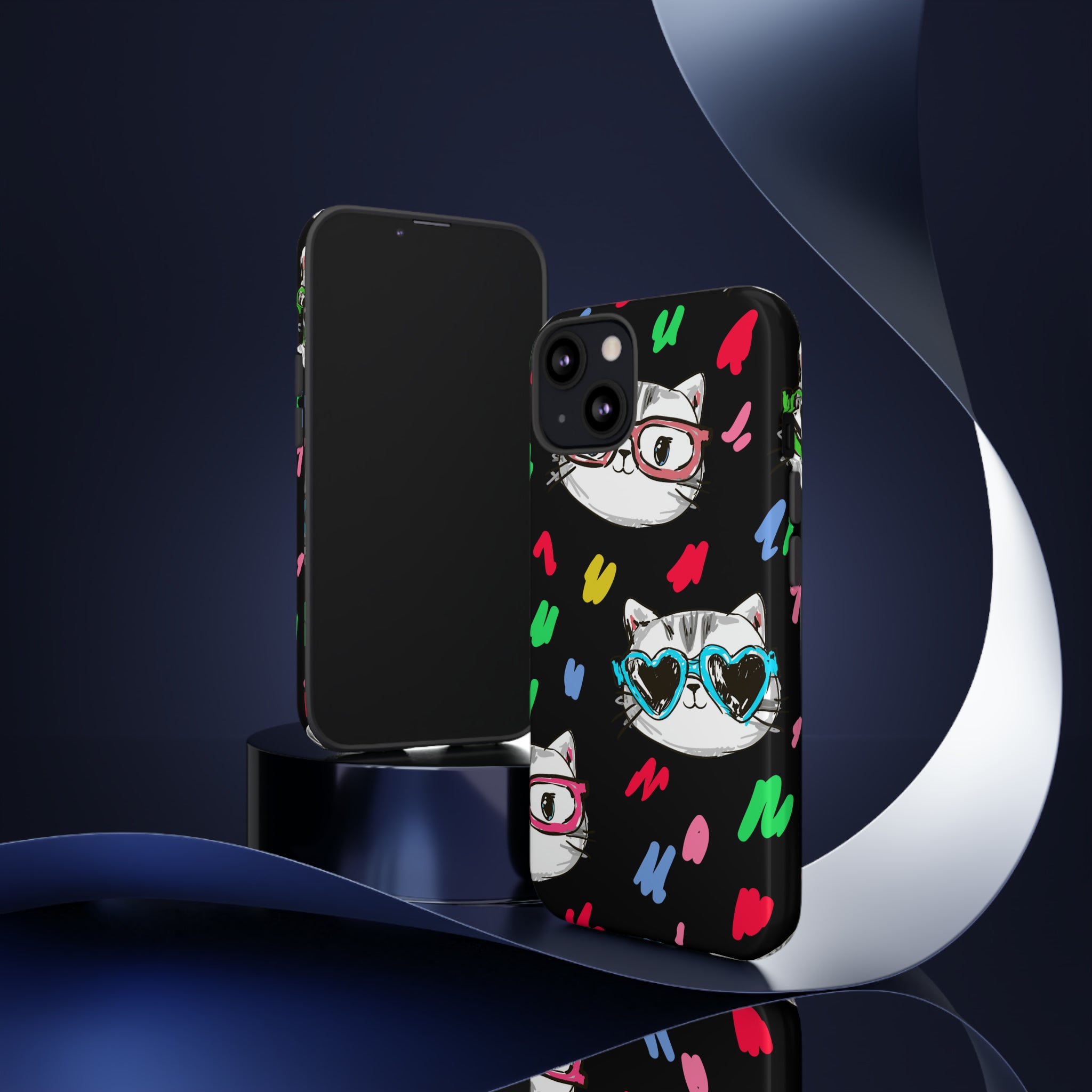 Cat Coloring - Protective Phone Case