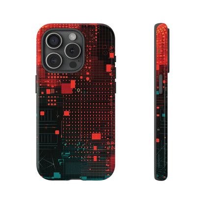 Secure Spectrum: Digital Gradient - Protective Phone Case