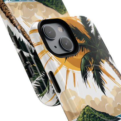 Sunny Palm Breeze iPhone 14 Case - Tough+