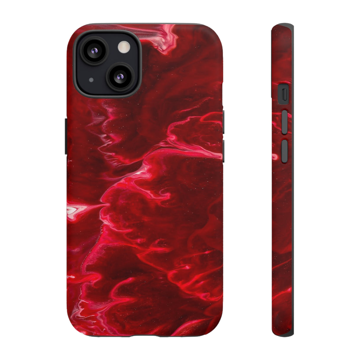 Red Velvet Ink Art iPhone Case (Protective) iPhone 13 Matte Phone Case