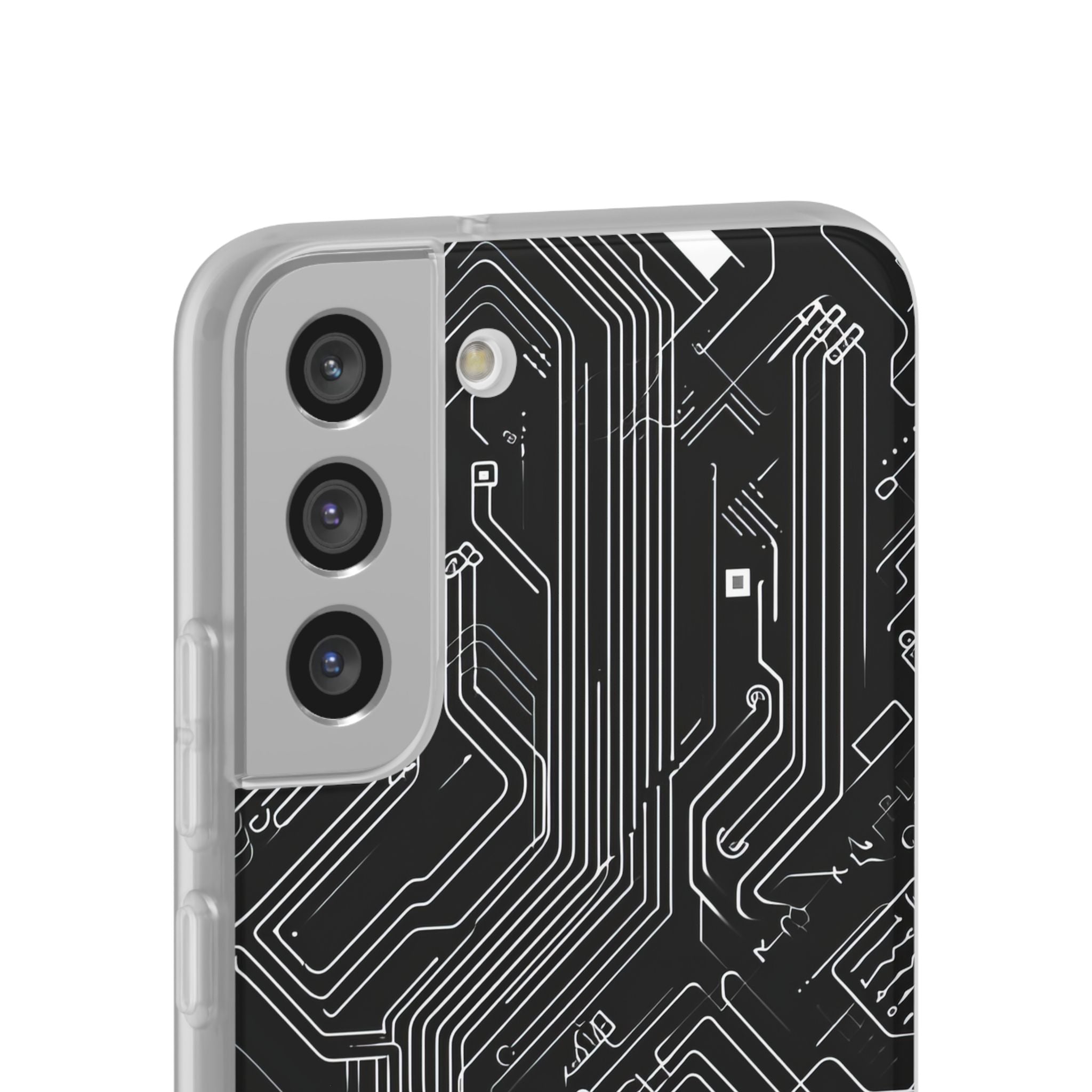 Cyber Circuitry Art | Flexible Phone Case for Samsung Galaxy