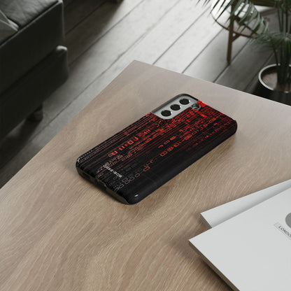 Crimson Glyphs Samsung S22 Plus Case - Tough