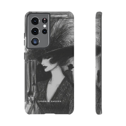 Timeless Elegance in Monochrome  Samsung S21 - Tough Phone Case