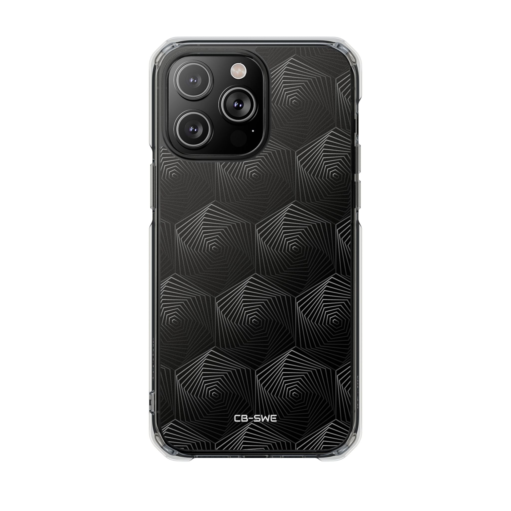 Geometric Spiral Illusion iPhone Case - Impact