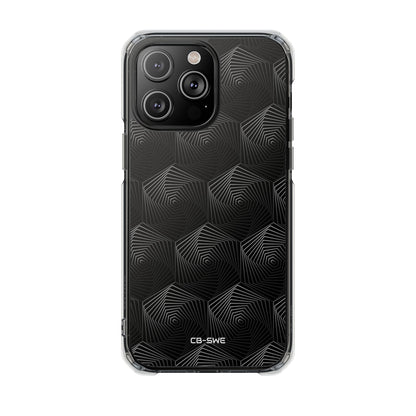 Geometric Spiral Illusion iPhone Case - Impact