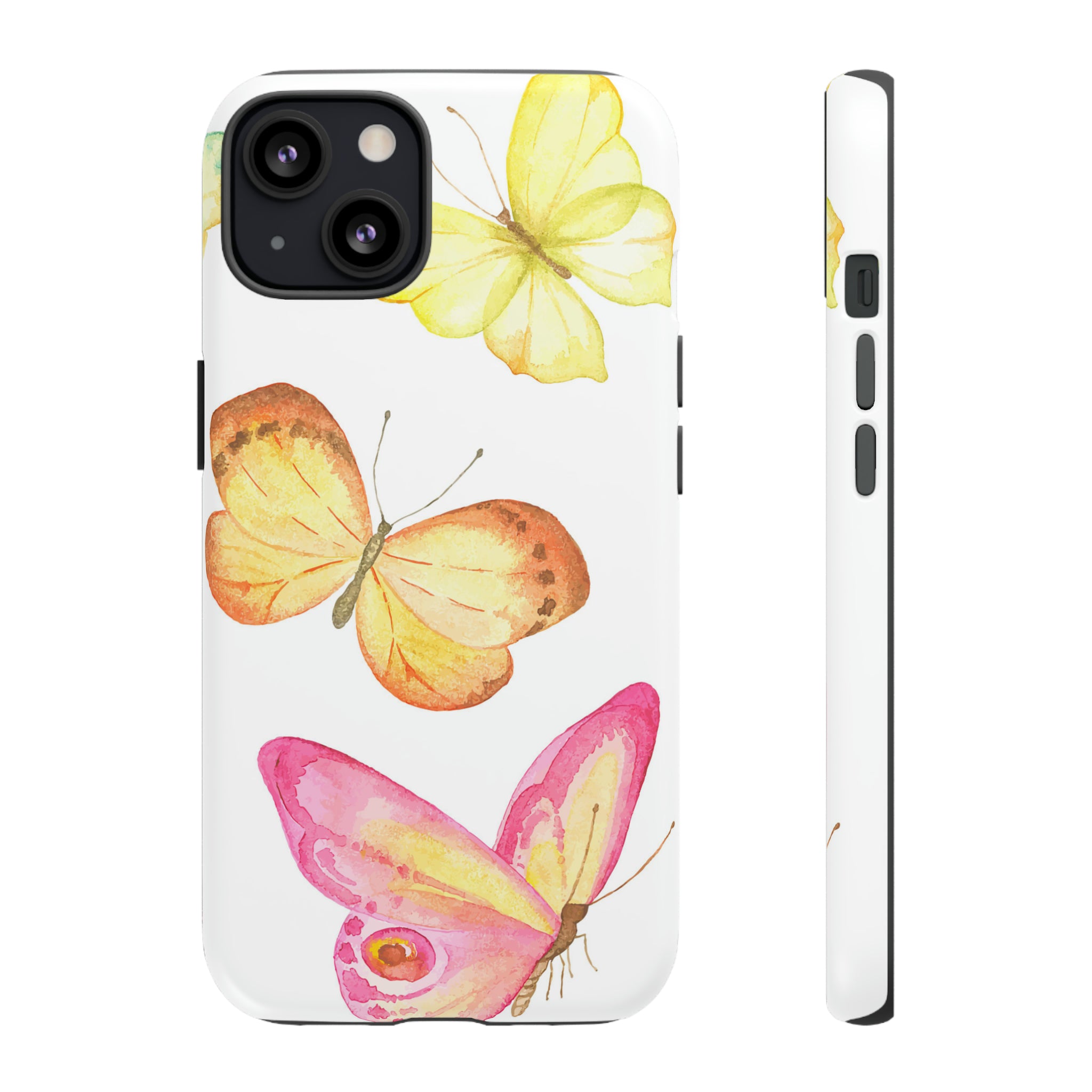 Watercolor Butterflyes - Protective Phone Case