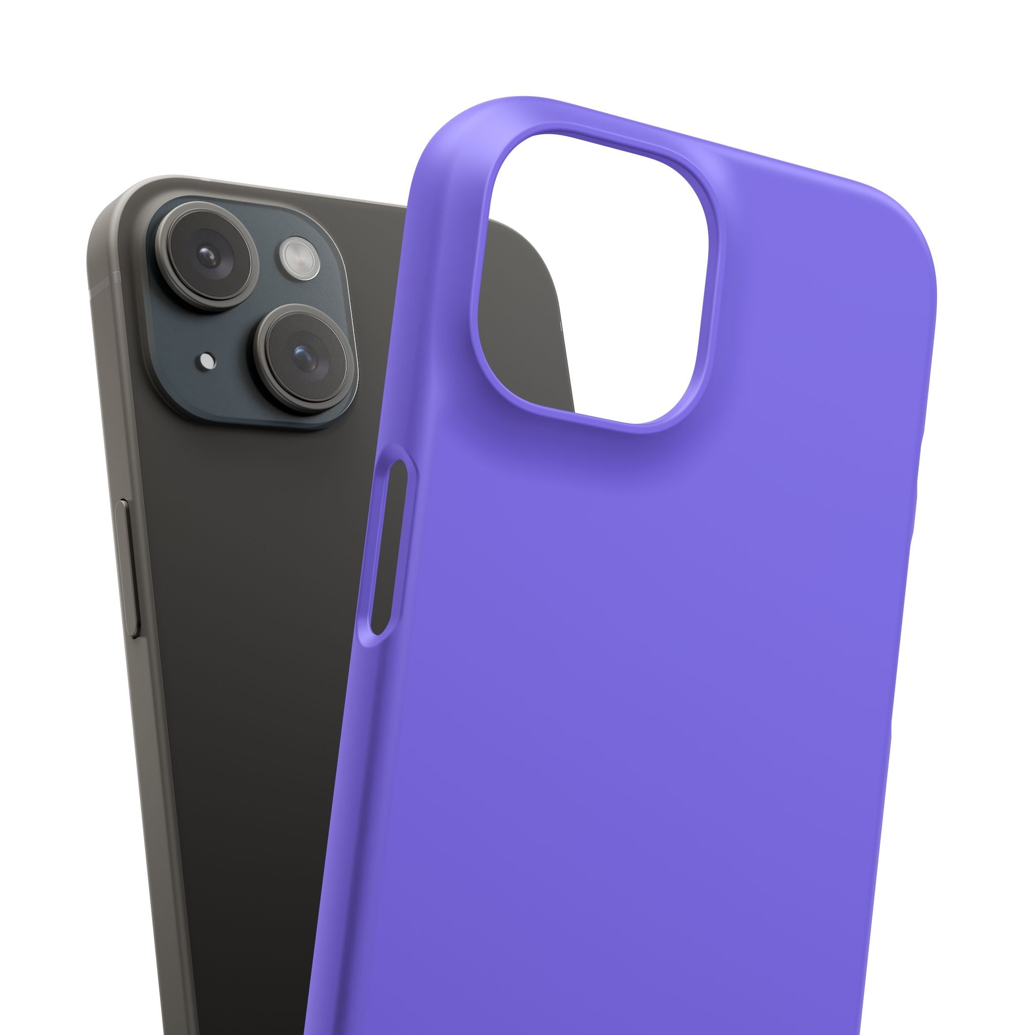 Medium Slate Blue iPhone 15 - Slim Phone Case