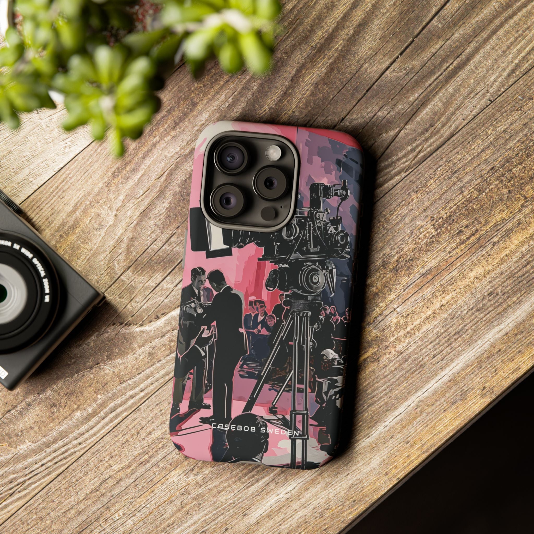 Retro Cinematic Spotlight iPhone 15 - Tough Phone Case