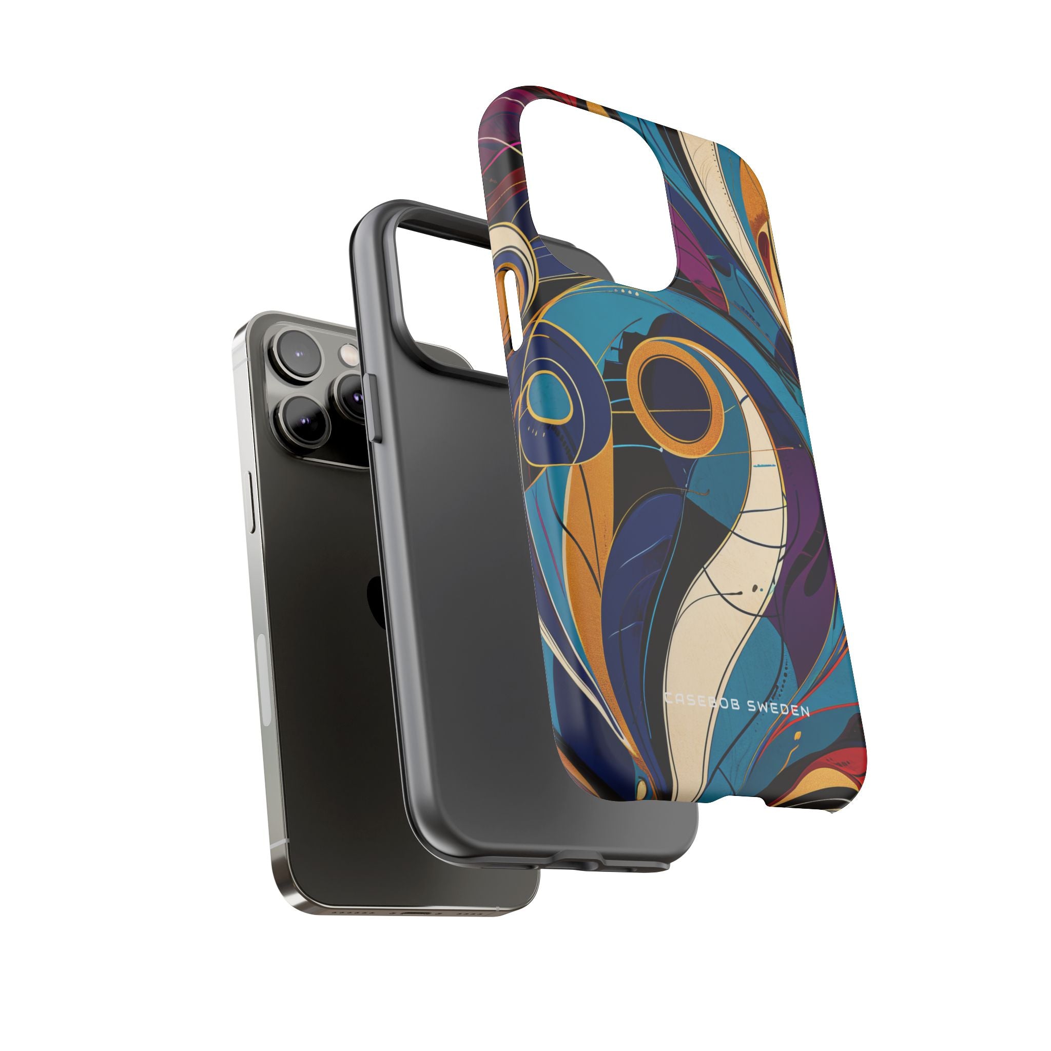 Vintage Vortex Harmony iPhone 14 - Tough Phone Case