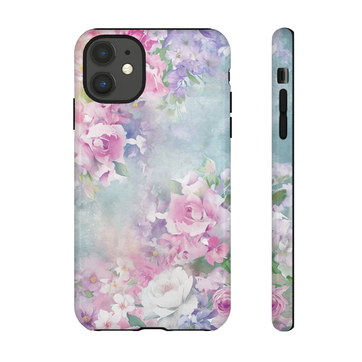 Floral Pastel Whisper - Schutzhülle fürs Handy