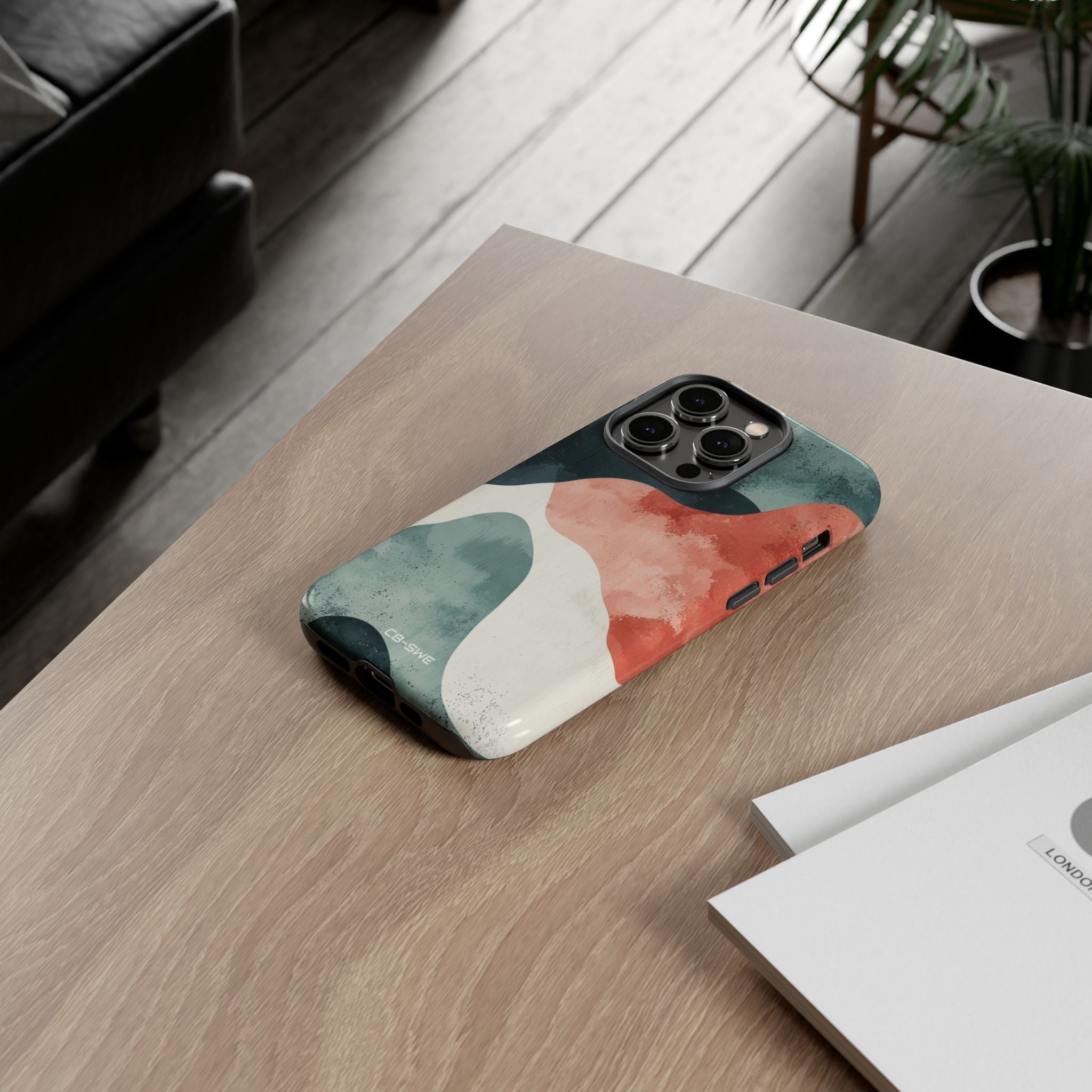 Fluid Shapes Emerge - iPhone Case