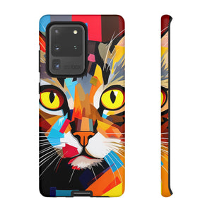 Abstract Kitty Palette Samsung Case (Protective)