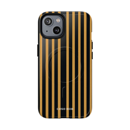 Golden Stripes iPhone 14 Case - Tough+