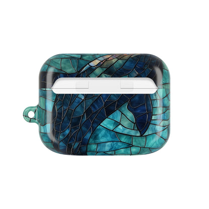 Blue Whale Mosaic - AirPods Case