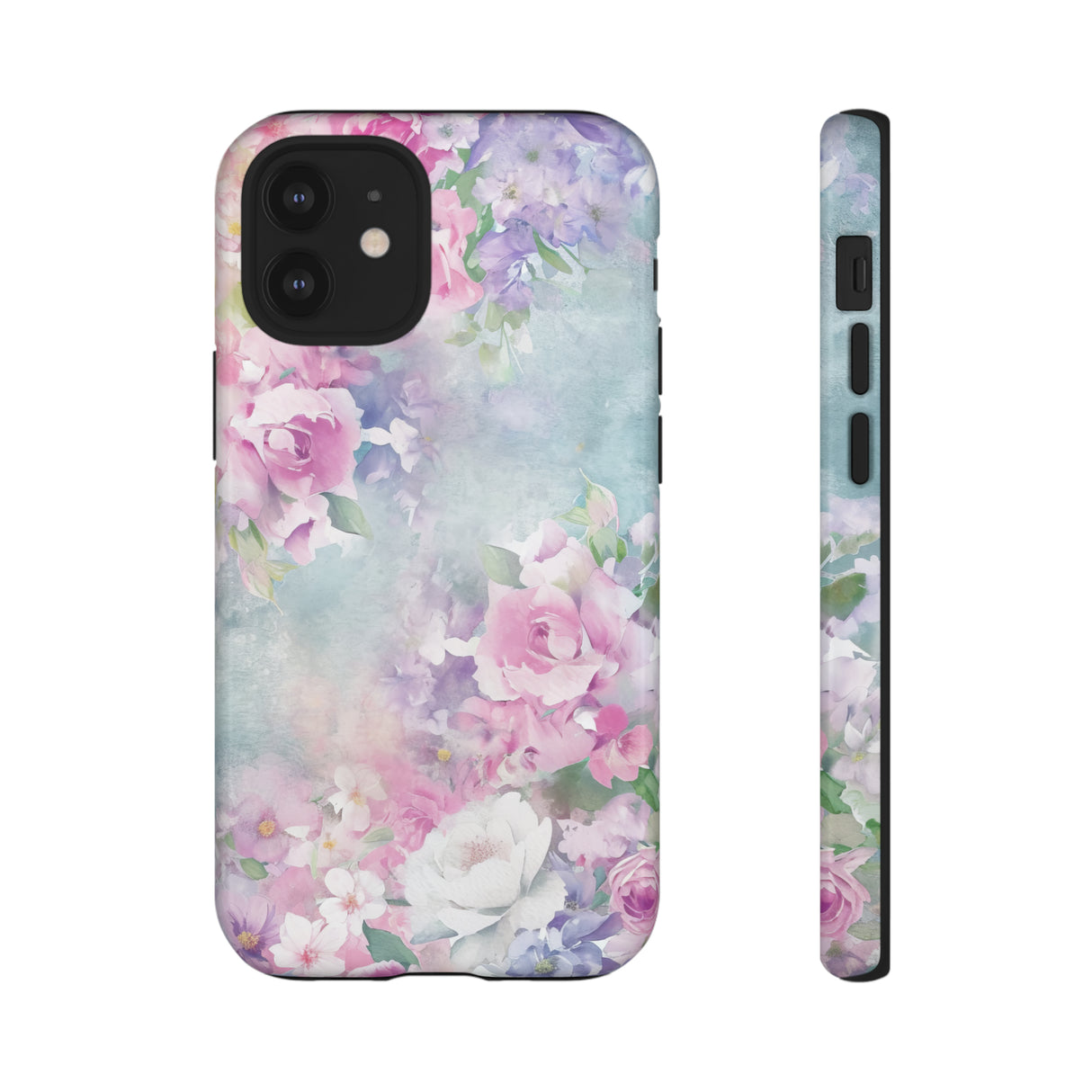 Floral Pastel Whisper - Protective Phone Case