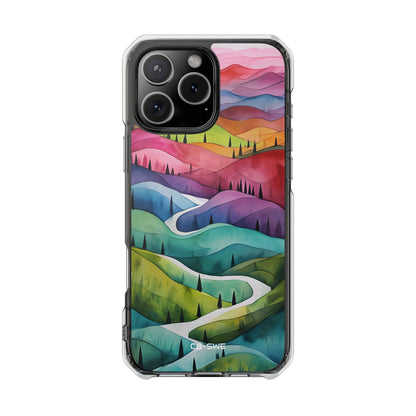 Whimsical Colorful Valleys iPhone Case - Impact
