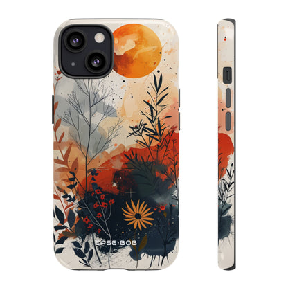 Orange Solstice iPhone 13 Case - Tough