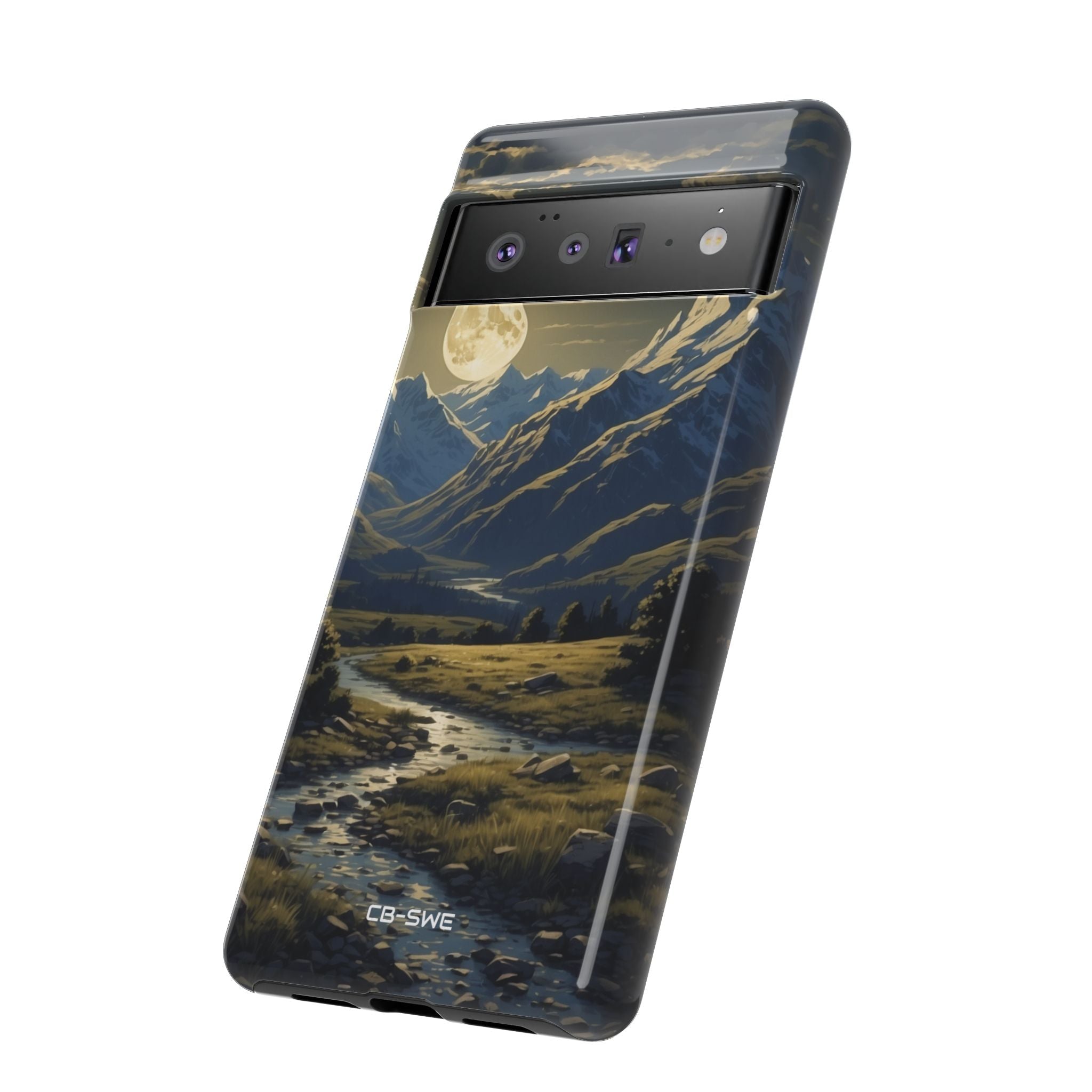 Moonlight Guides River - Google Pixel Case