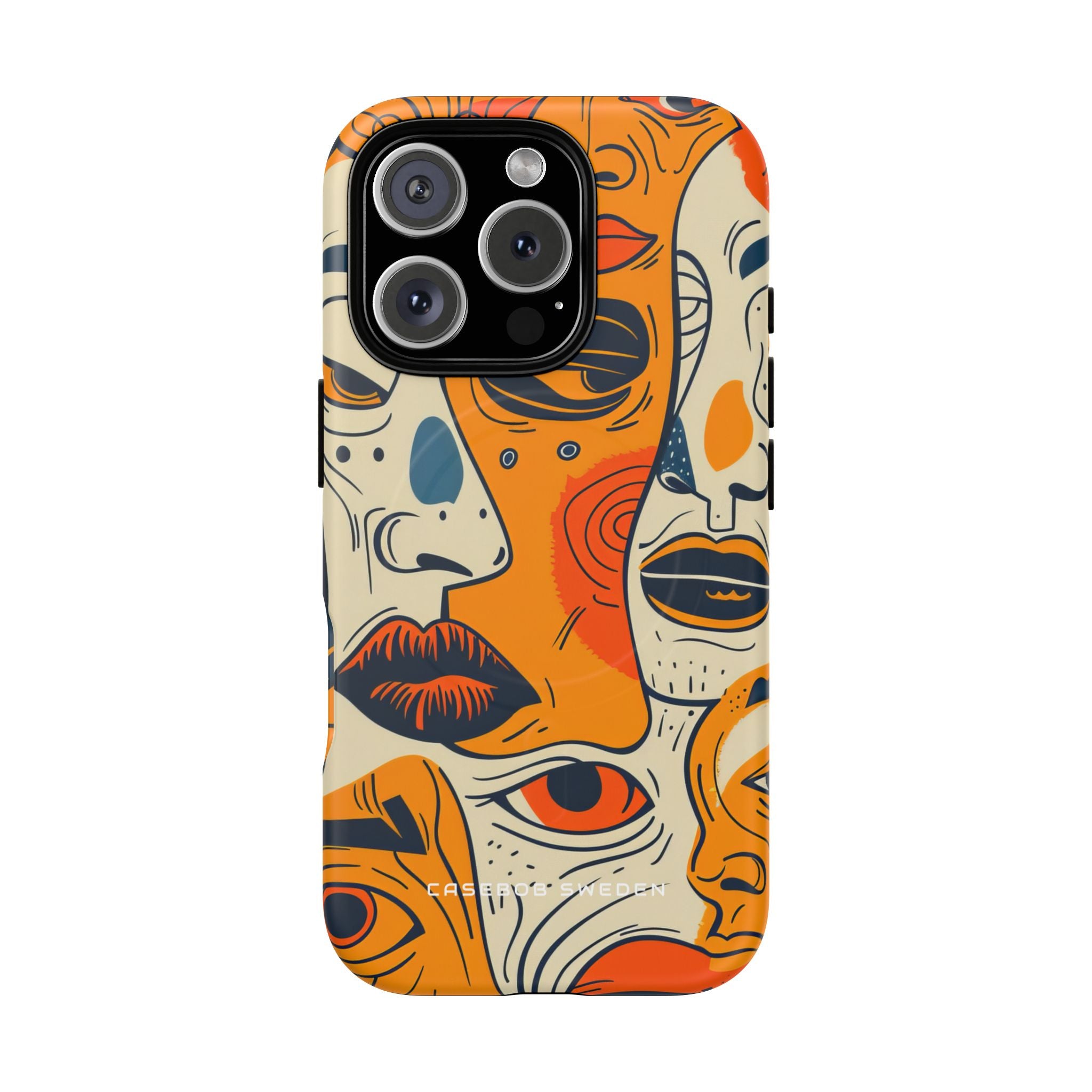 Gradient Face Mosaic iPhone 16 | Tough+ Phone Case