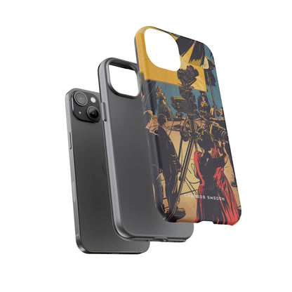 Golden Era Cinematic Spotlight iPhone 14 - Tough Phone Case