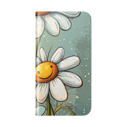 Smiling Daisies Burst - iPhone 16 Max Case - Wallet
